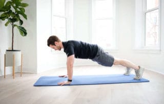 Man doing push-up