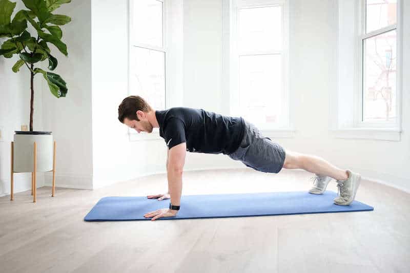 Man doing push-up