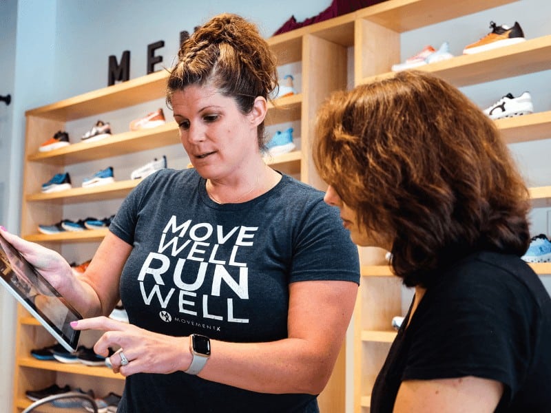 Movement Running Perfect Shoe Fitting at a partner location running shoe store
