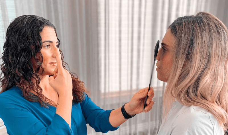 MovementX physical therapist and dizziness vestibular specialist Janine DeBrito performing a vertigo assessment on a patient in Boca Raton Florida