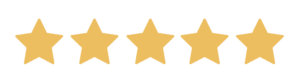 Five Gold Stars Icon