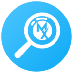 blue icon of a magnifying glass searching for PT jobs