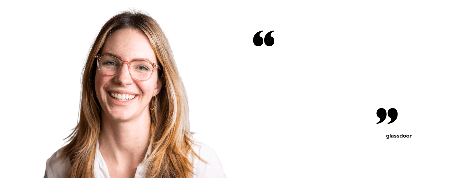 a headshot of a movementx physical therapist along with a quote that mentions how they enjoying working with other people at their job