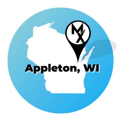 A map of MovementX physical therapy in appleton, wisconsin