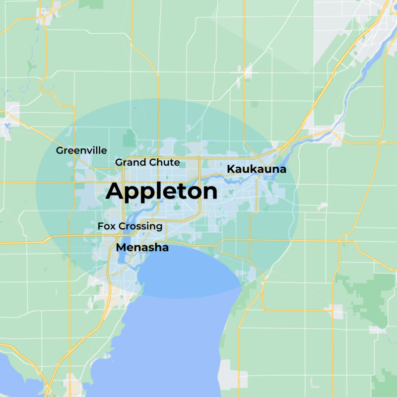 MovementX physical therapy in noblesville indiana location services coverage map including carmel, fishers, and westfield