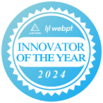 Ascend Innovator of the Year 2024 Award icon from WebPT