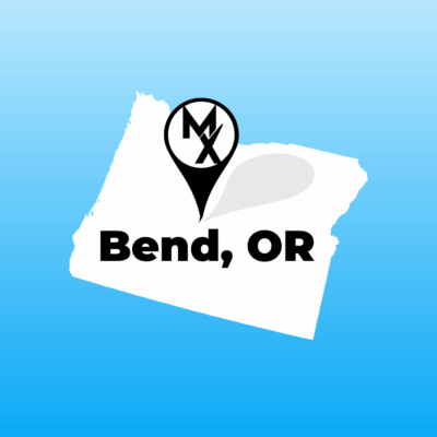 Map showing available PT jobs in Bend Oregon