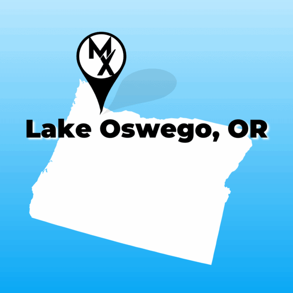 Map showing available PT jobs in Portland OR