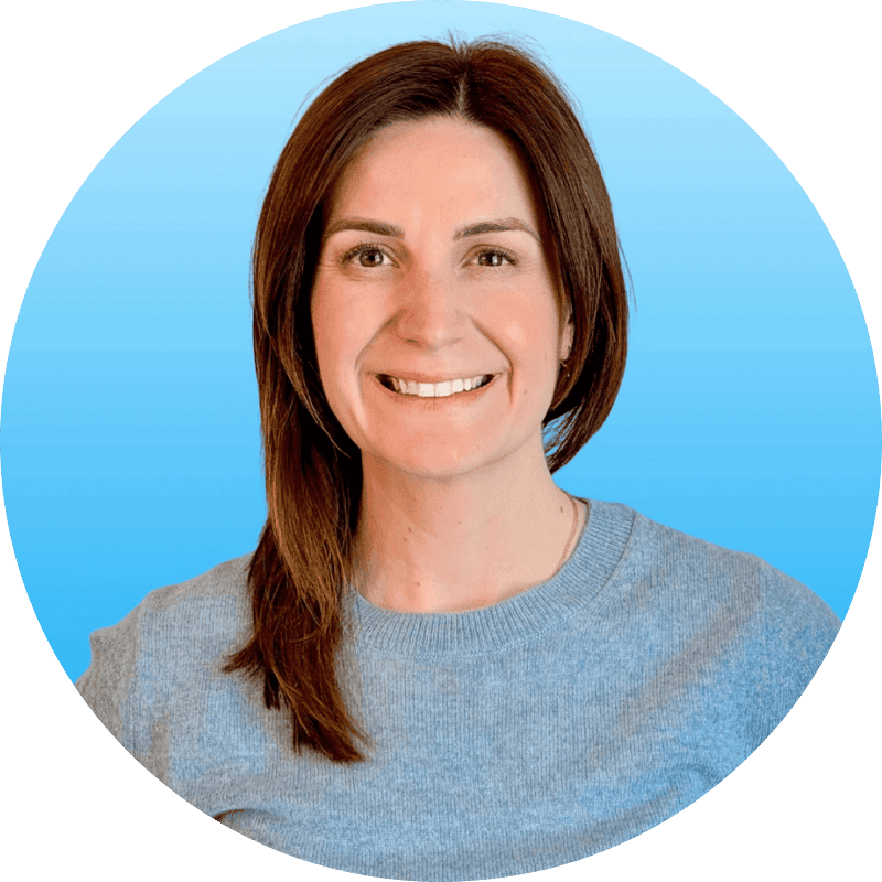 MovementX provider and Doctor of Physical Therapy Rachel Noyes Finley, PT, DPT circular headshot.
