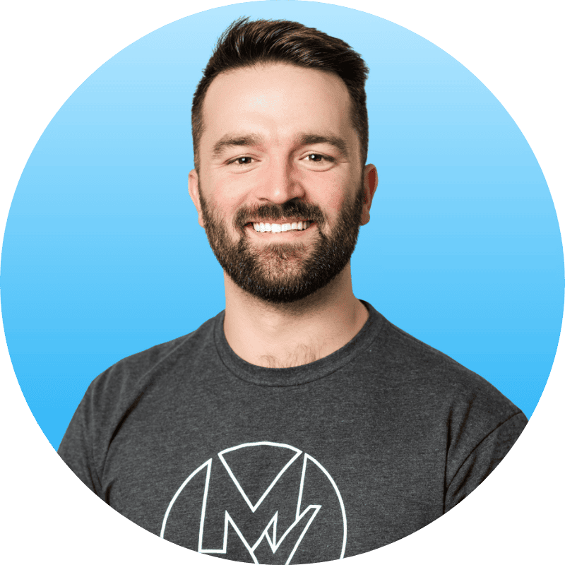 Circular headshot of MovementX physical therapist Ryan Krueger in Indianapolis, Indiana